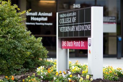 Veterinary Teaching Hospital entrance